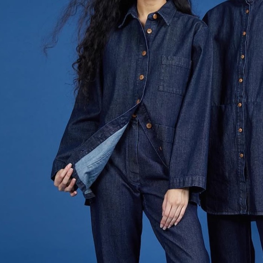 Ilana Kohn Melvin Shirt Jacket - Darkest Denim